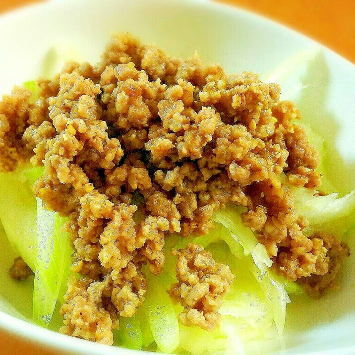 とまらない!肉みそセロリ